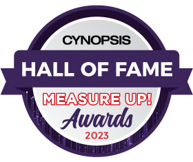 2023 Cynopsis HALL OF FAME MEASURE UP  Award